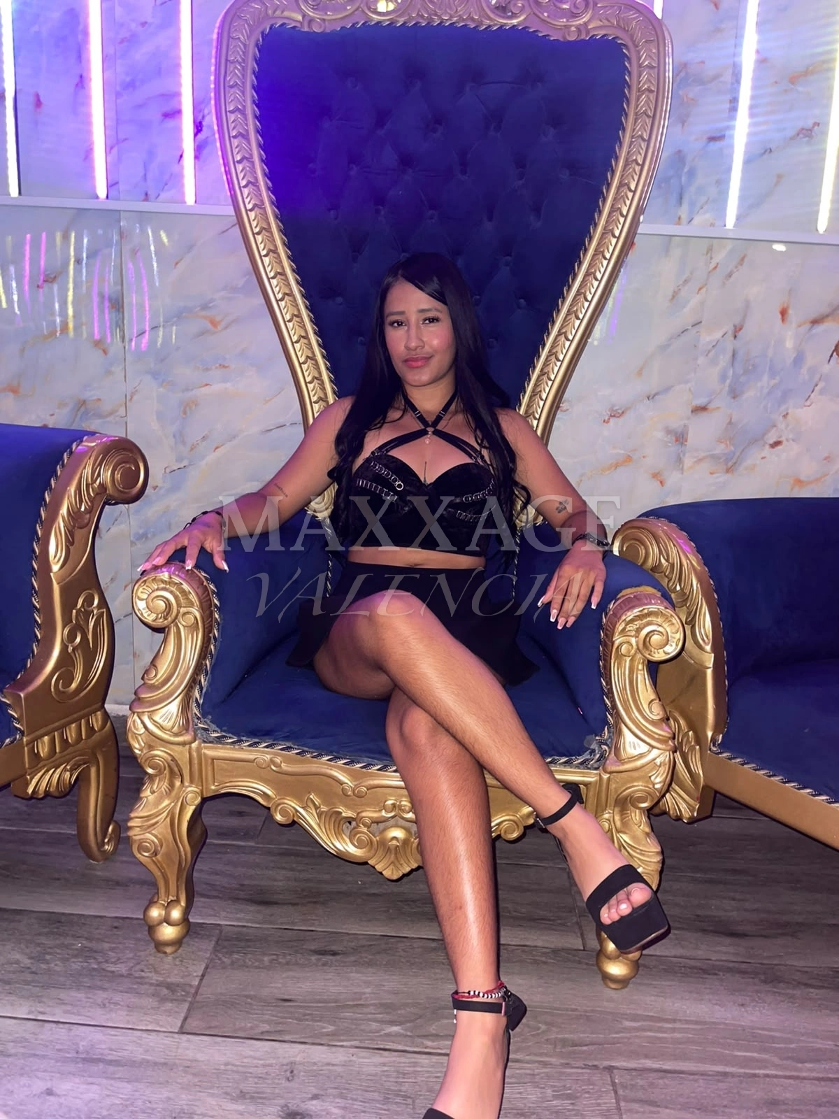 Victoria escort colombiana Valencia Maxxage VLC